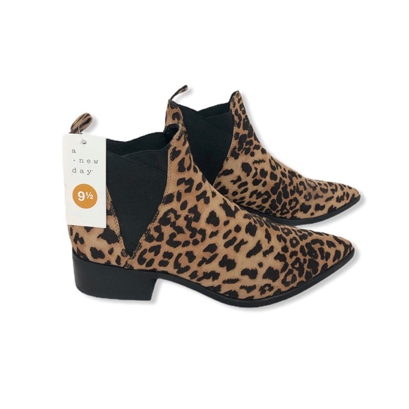 a new day leopard booties